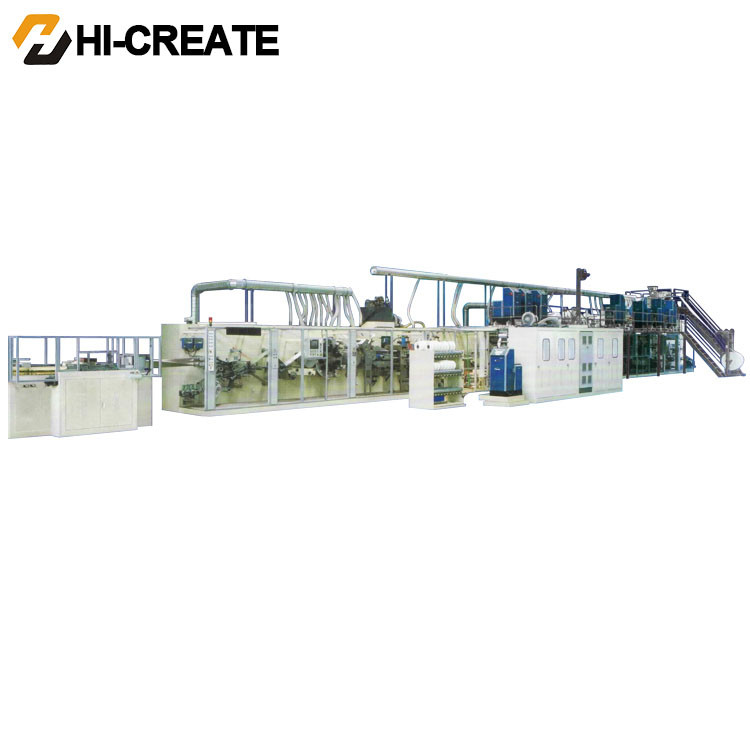 45T 3 Folded 200KW Pamper Making Machine